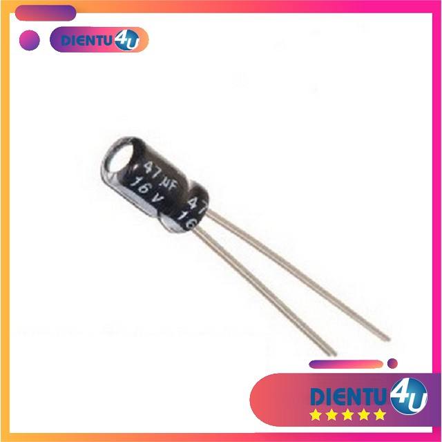 10 Tụ Hóa 47uF 16V 47uF/16V (10pcs/gói)