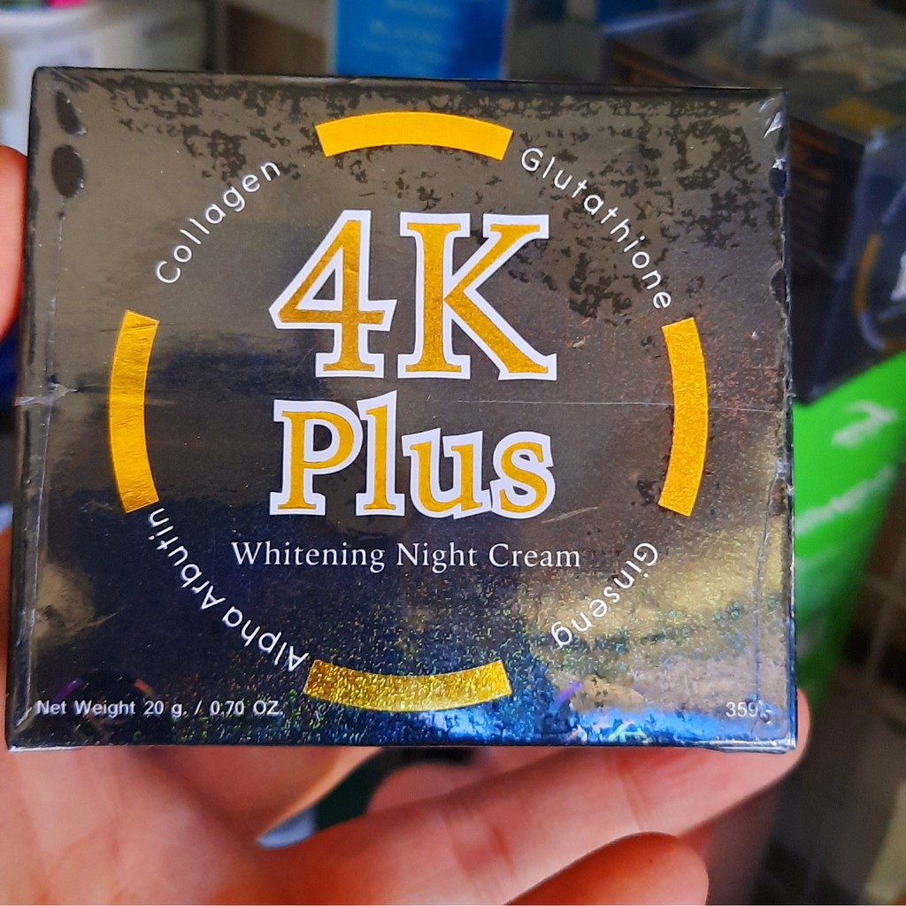 Kem Dưỡng Trắng Da Ban Đêm 4K PLUS THÁI LAN 50g