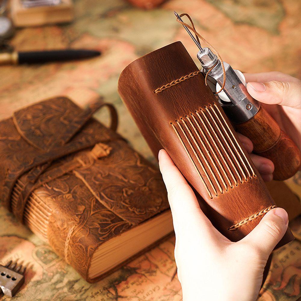 Sổ Tay Ghi Chú Bằng Da Phong Cách Retro Chất Lượng Cao