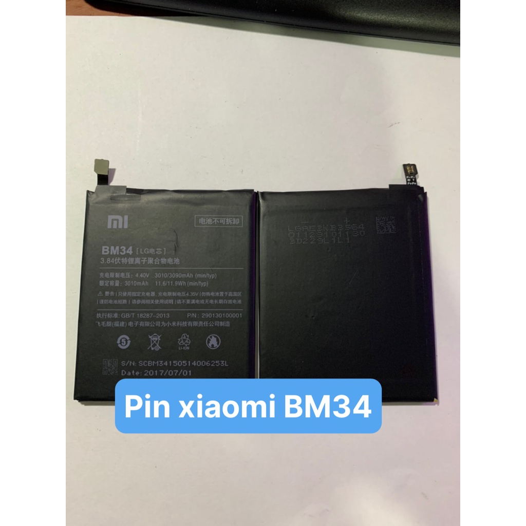 Pin điện thoại xiaomi BM34