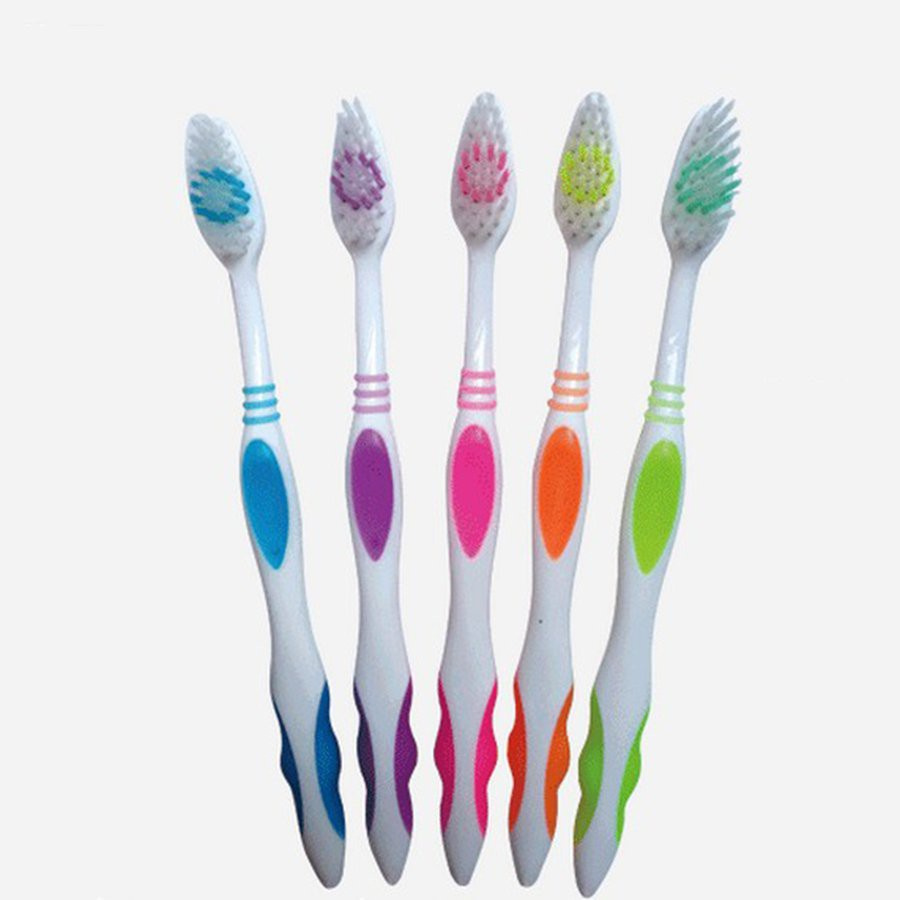 Bộ 10 bàn chải đánh răng than tre sợi lông mềm nano