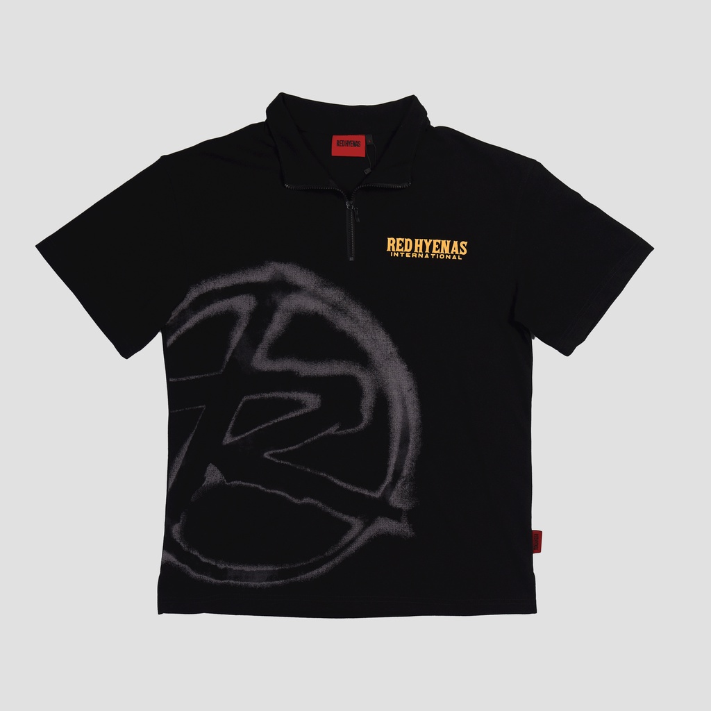 Áo Polo 𝗥𝗲𝗱 𝗛𝘆𝗲𝗻𝗮𝘀 𝗭𝗶𝗽𝗽𝗲𝗿 𝗨𝗽 𝗣𝗼𝗹𝗼 vải da cá sấu