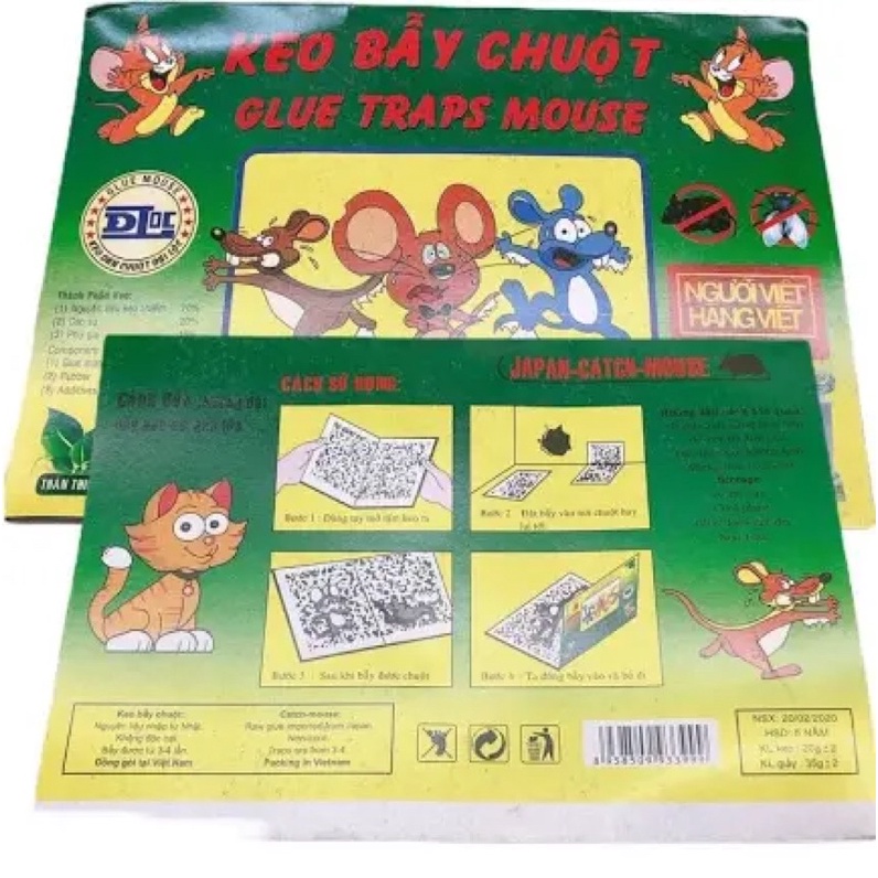 ⚡Keo dính chuột loại tốt đã kèm mồi cam kết chính hãng 100%⚡