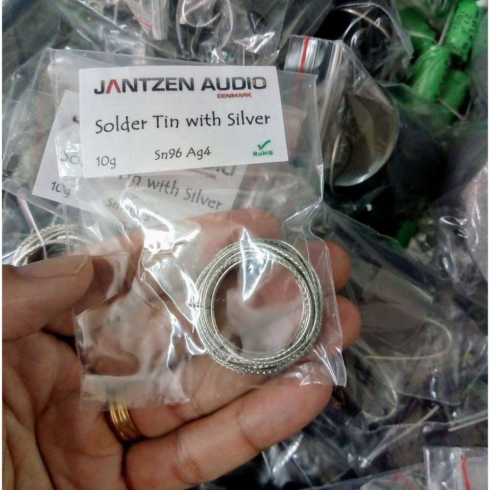 Thiếc Hàn pha bạc Jantzen 10g, bán theo túi