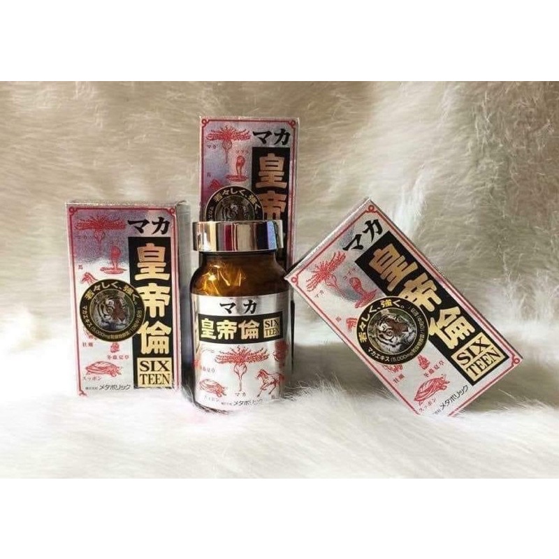 [Bạn mới nhập COSHBM -50% đơn 0Đ] Viên uống Bổ Thận Tráng Dương Maka Sixteen 200 Viên Nhật Bản