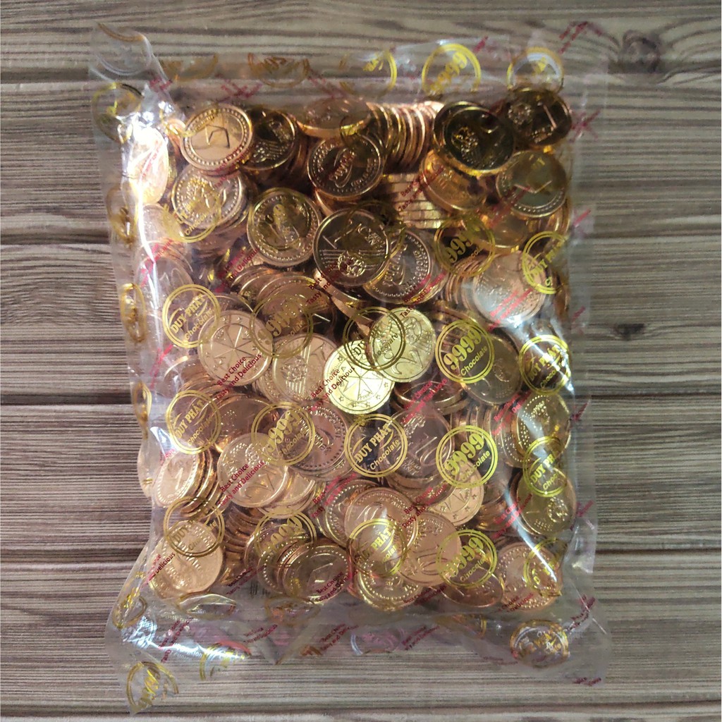Kẹo socola đồng tiền tròn, vuông (Túi 1kg)