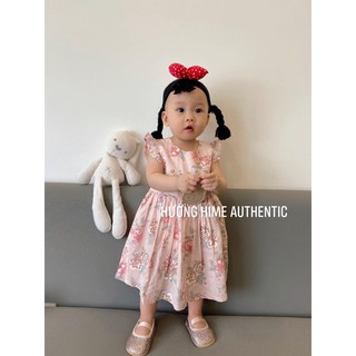 Váy cánh tiên hoa hồng h/m auth cho bé gái 4m-4y
