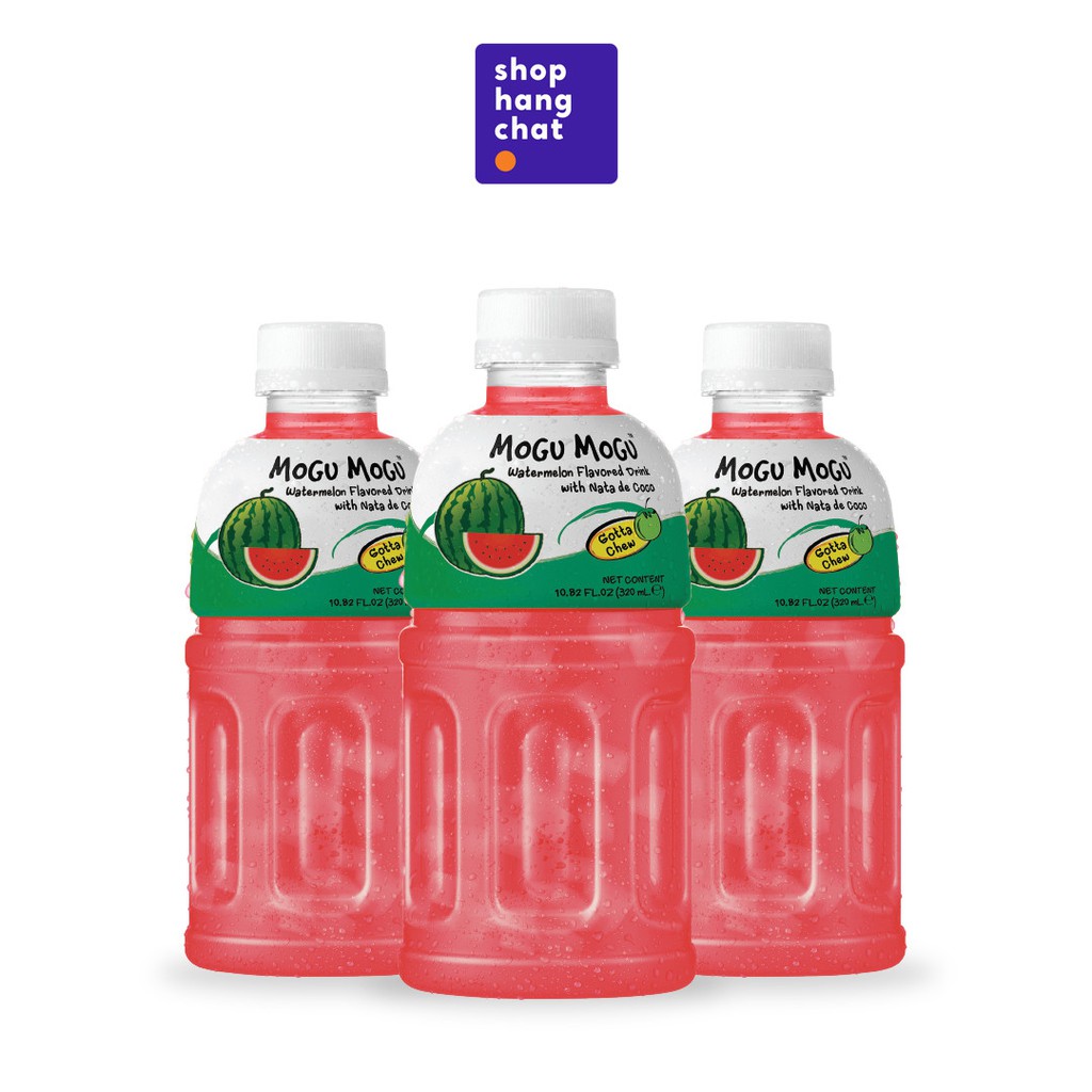 Combo 3 Chai Nước Mogu Mogu Thạch Dừa Thái Lan