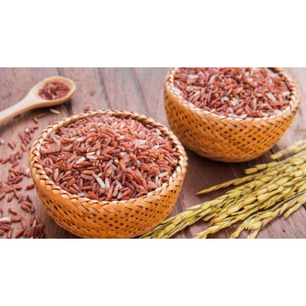Gạo Lứt Đỏ Điện Biên - Loại Gạo khô, cứng - Túi Hút Chân không 1kg - Không chất bảo quản