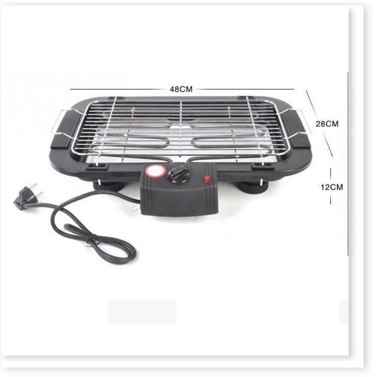 [SGD] Bếp nướng điện đa năng - Bếp nướng không khói ELECTRIC BARBECUE GRILL 30x50cm 2000W 576