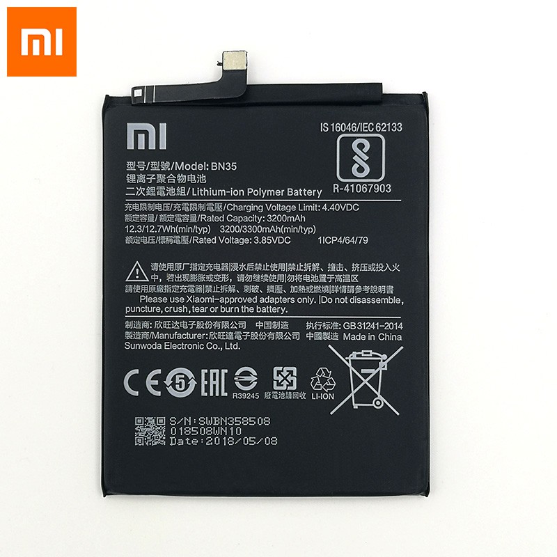 Pin Sạc Thay Thế Cho Xiaomi Redmi 5 - BN35 , Pin Xiaomi Redmi 5