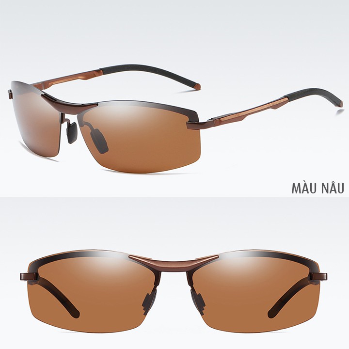 Mắt kính phân cực polarized chống chói, chống tia UV, kính mát nam - Mã số: MK1909