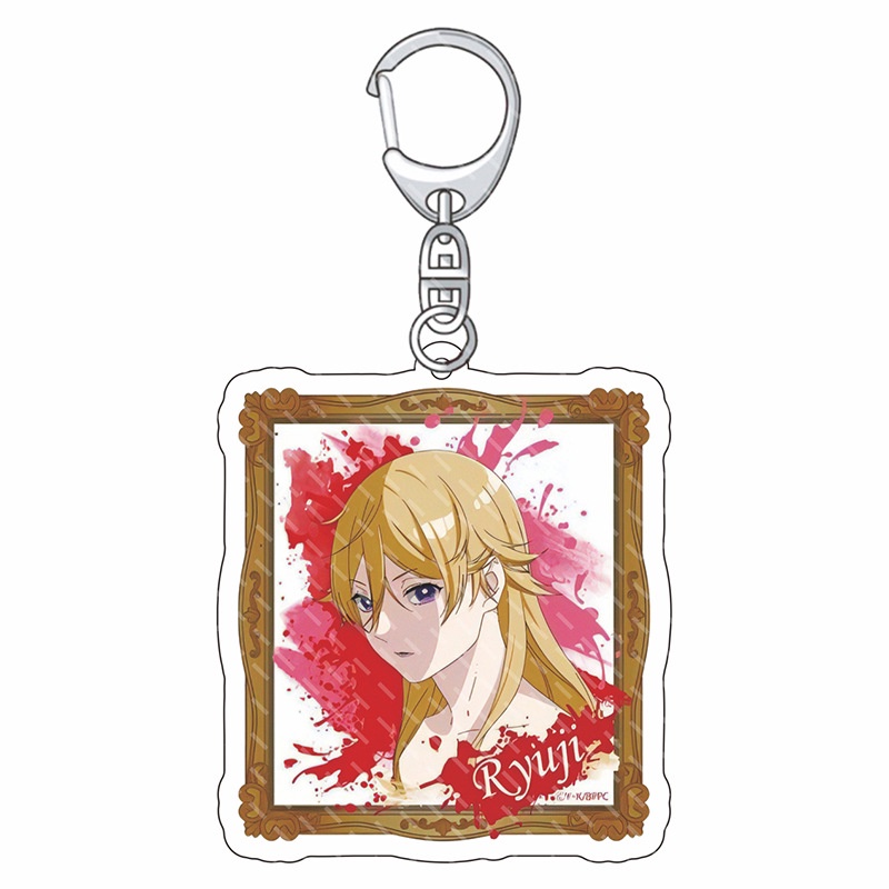 Móc khóa acrylic hai mặt hình Blue Period HD 6cm thời trang trang trí túi balo làm quà tặng cho bé