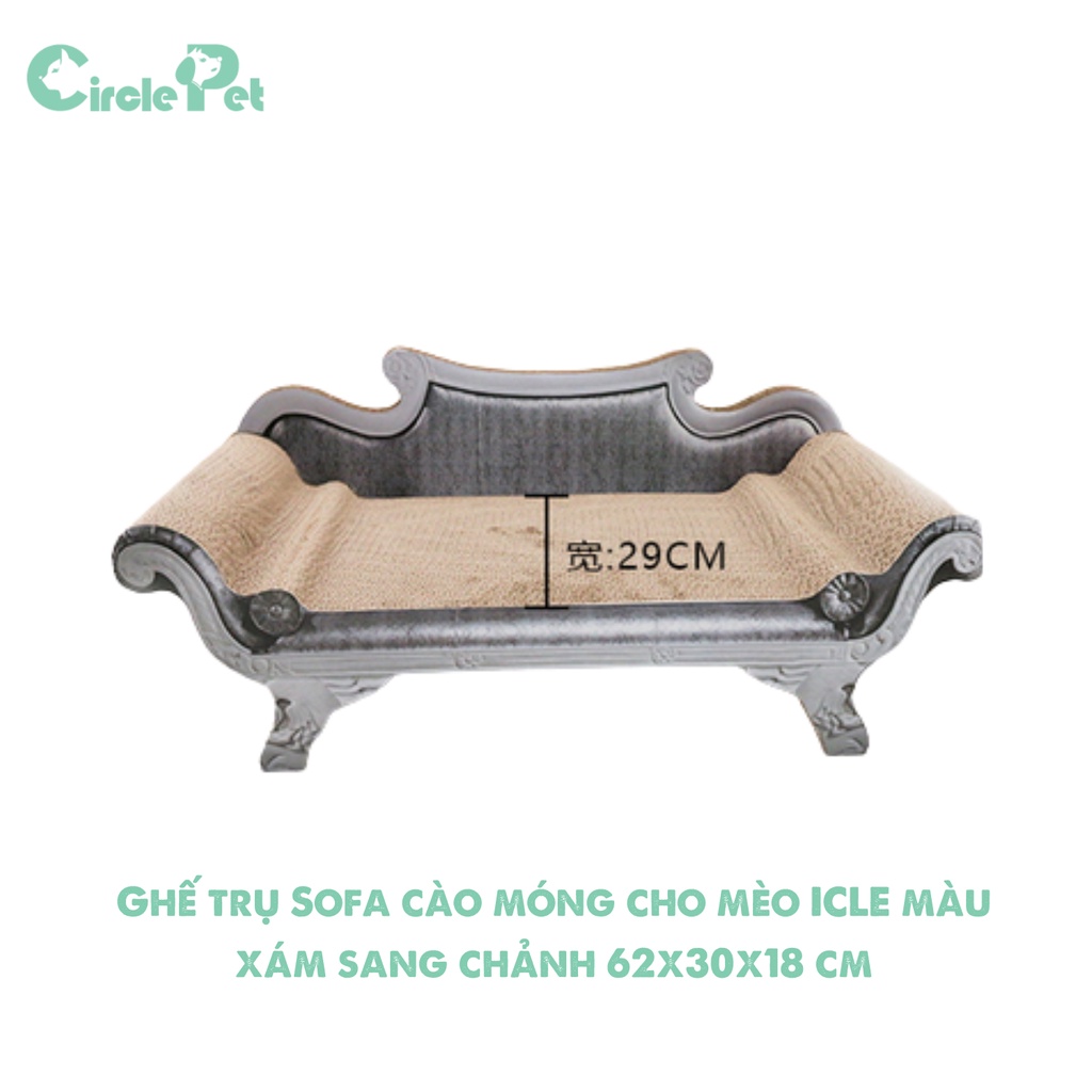 Trụ Cào Cho Mèo ICLE Nhiều Loại Đáng Yêu Giúp Mèo Giải Stress 42x31x51cm - Circle Pet