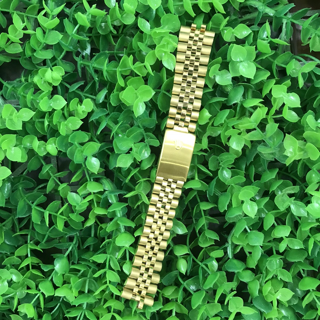 Dây Đồng Hồ ROLEX Mẫu 5 Mắt Đúc Đặc Thép Không Gỉ Dây Size 20mm