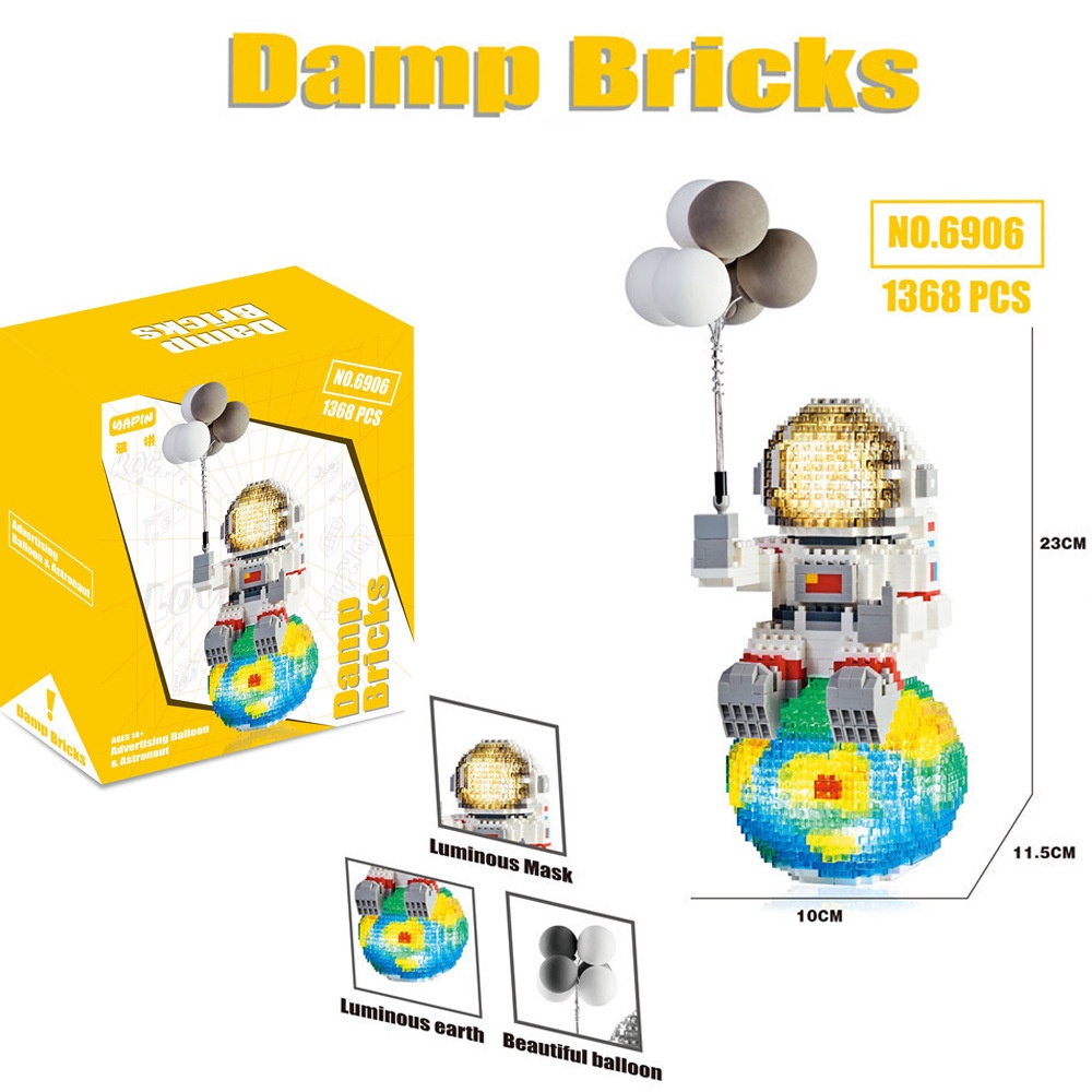 Bộ Đồ Chơi Lắp Ráp Phi Hành Gia 16801 Dành Cho Bé