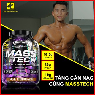 Sữa tăng cân, tăng cơ Mass Tech – Size 7lbs Vị Chocolate