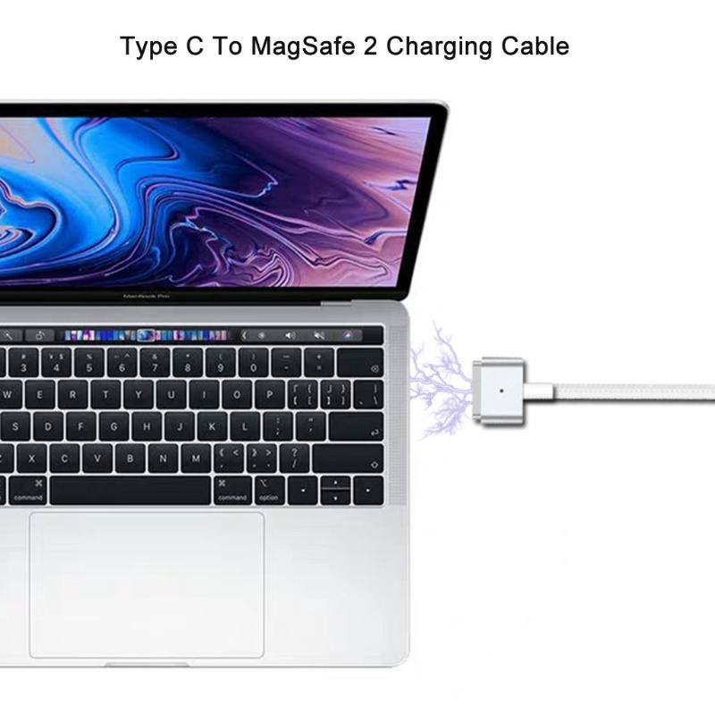 Dây Cáp Sạc Chuyển Đổi Usb Type C Sang Magsafe-2 Đầu Chữ T Cho Macbook-Air 45w 60w 85w 5.9ft