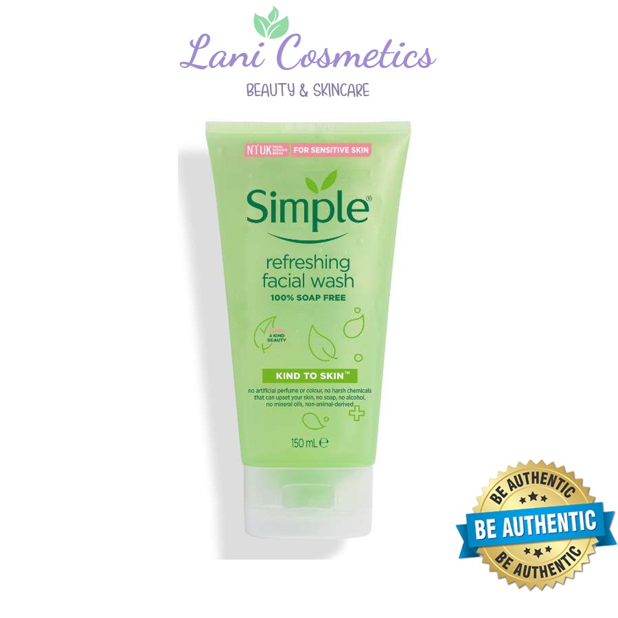 Sữa Rửa Mặt SIMPLE Kind To Skin Refreshing Facial Wash Gel