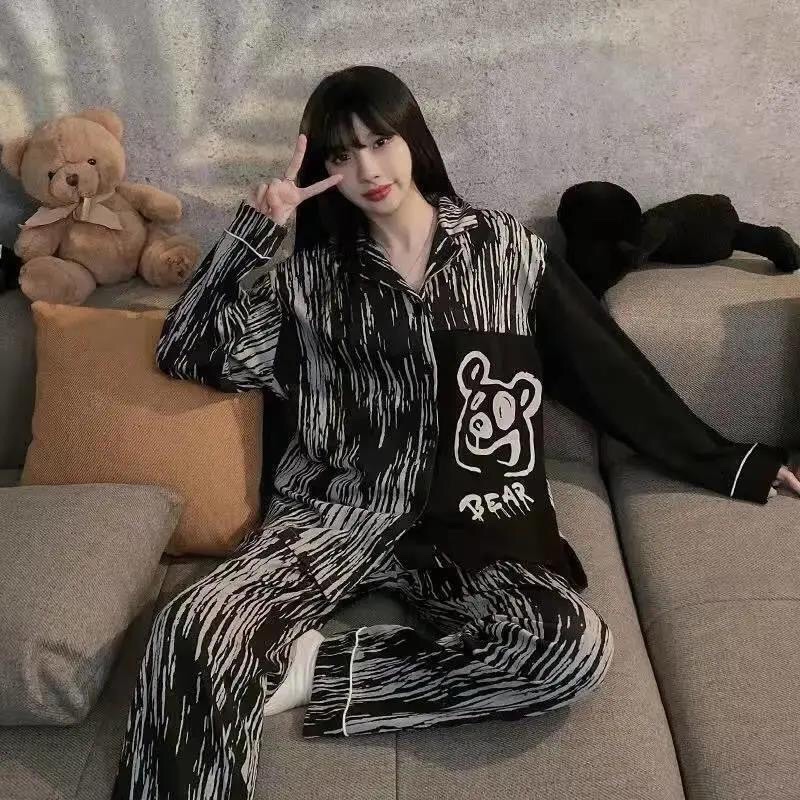 Bộ đồ ngủ nam nữ gấu bear chất cotton xịn loại 1 form rộng siêu thoáng và thoải mái