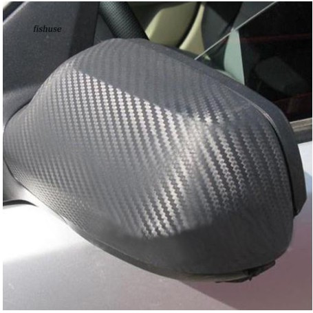 Cuộn giấy dán decal sticker nóc trần xe xe hơi ô tô chất liệu sợi carbon tấm cacbon cabon màu đen 3D 127cm x 30cm