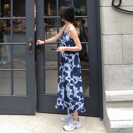 Đầm Maxi Dáng Rộng Kiểu Retro Thời Trang Mùa Hè Cho Nữ | BigBuy360 - bigbuy360.vn