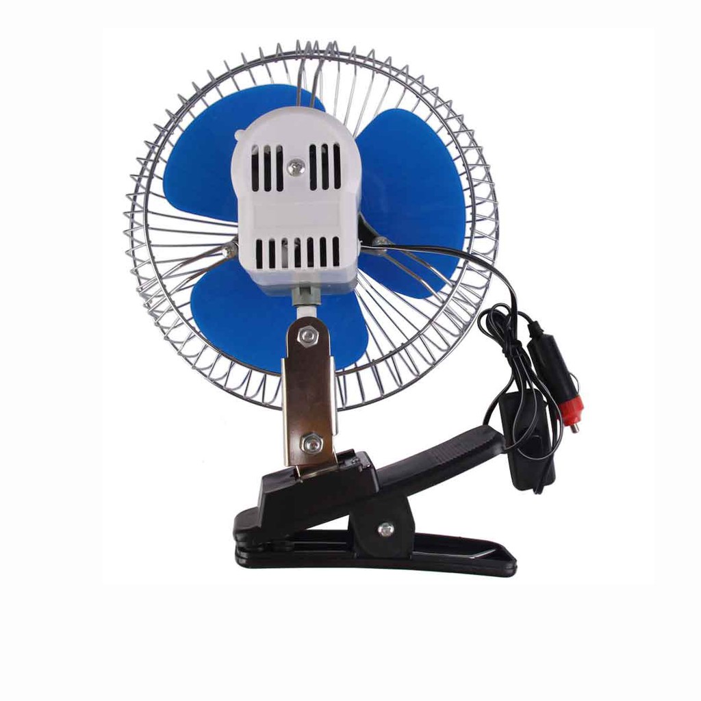 [ FREESHIP ] Quạt ô tô thông gió 12v và 24v loại 1 lồng quạt inox kích thước 6inch 8inch tùy chọn