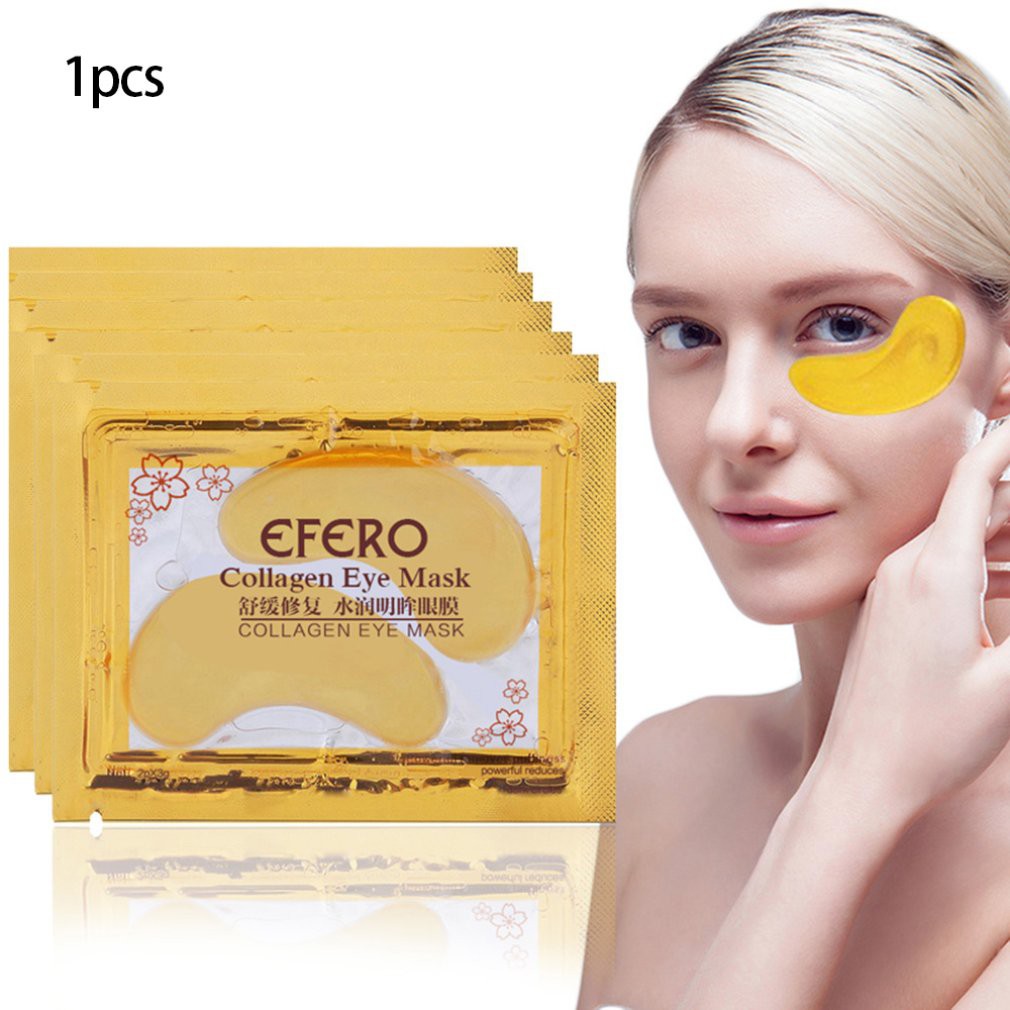 Mặt nạ mắt collagen vàng 24K chống nếp nhăn lão hóa và quầng thâm | BigBuy360 - bigbuy360.vn