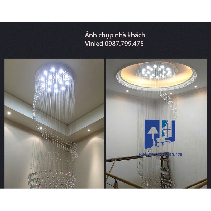 Đèn thả tông tầng HAPOVA ACRY 6189