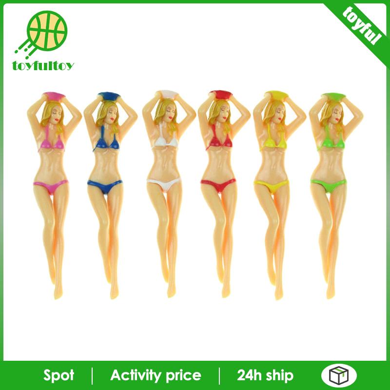 Set 6 Tees Golf Vui Nhộn Chất Lượng Cao Cho Nữ