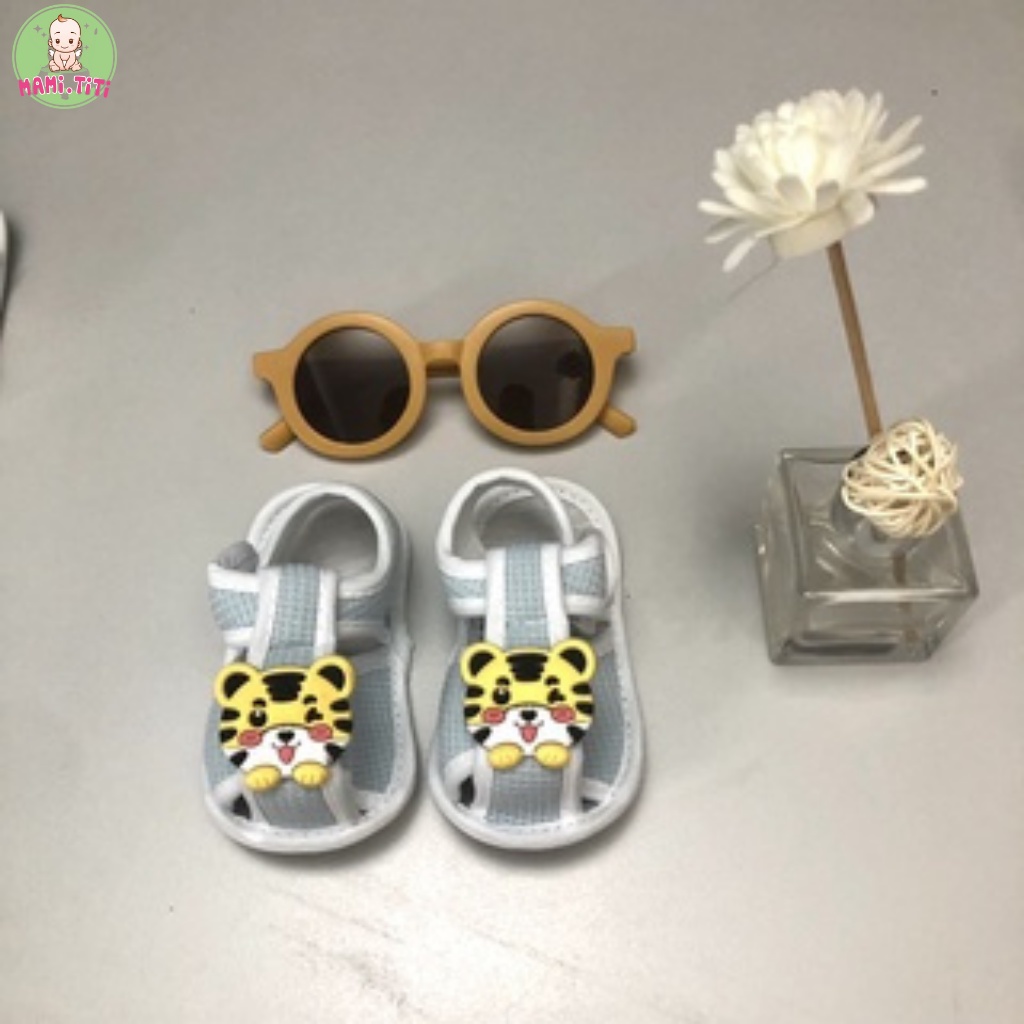 Dép tập đi cho bé, giày cho bé tập đi quai mềm đế chống trượt cho bé