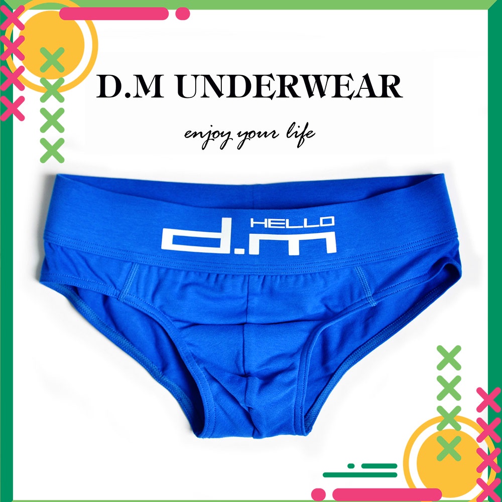 Quần xì nam xịn, quần sịp nam tam giác thun cotton cao cấp HELLO D.M