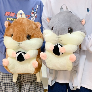 Túi xách nữ balo Ba Lô Lông Nhung Hình Chuột Hamster Dễ Thương Phong Cách Hàn Quốc Cho Nữ balo thú bông balo thú balo con gấu