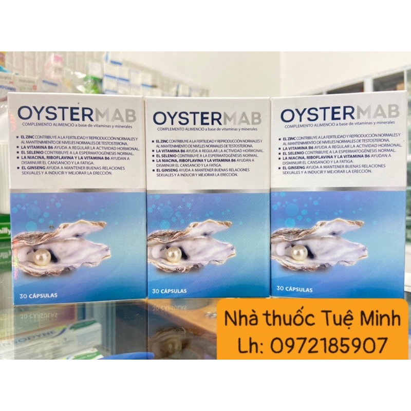 Oyster Mab - Oystermab Tinh chất hàu hộp 30 viên