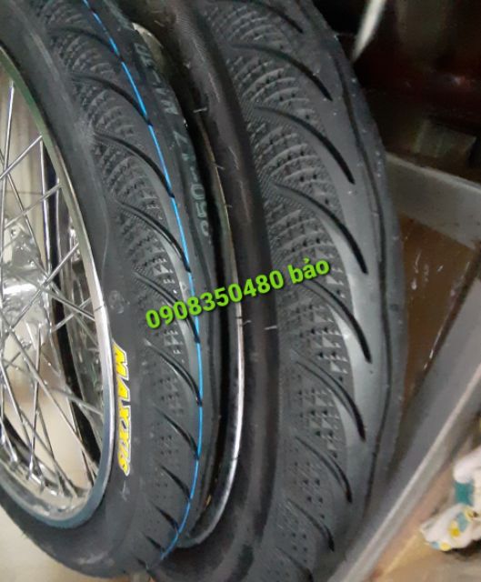 Bánh căm EXCITER 150 full vỏ ruột MAXX 250 /275 như hình niềng union 1.4/1.6 gắn như zin