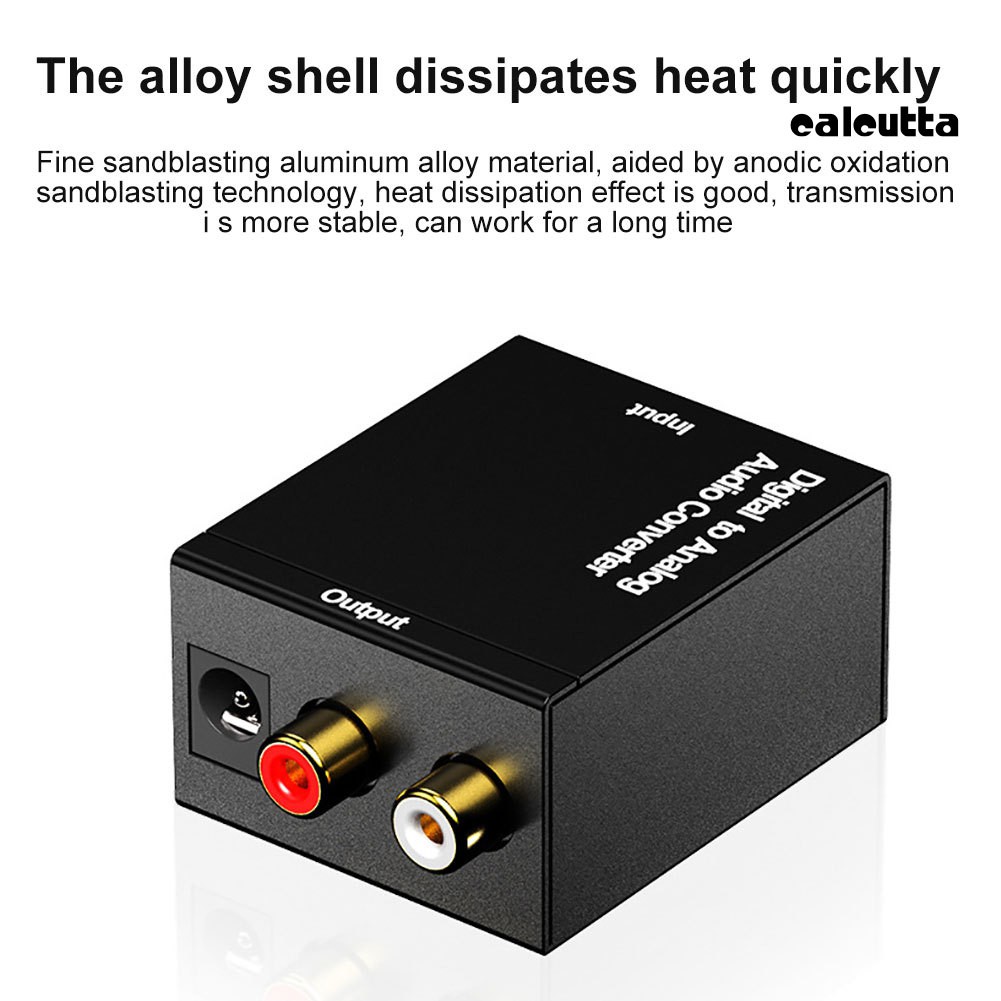 【Ready stock】Coaxial Digital to Analog RCA 3.5mm Audio Fiber Optic Signal Converter Adapter