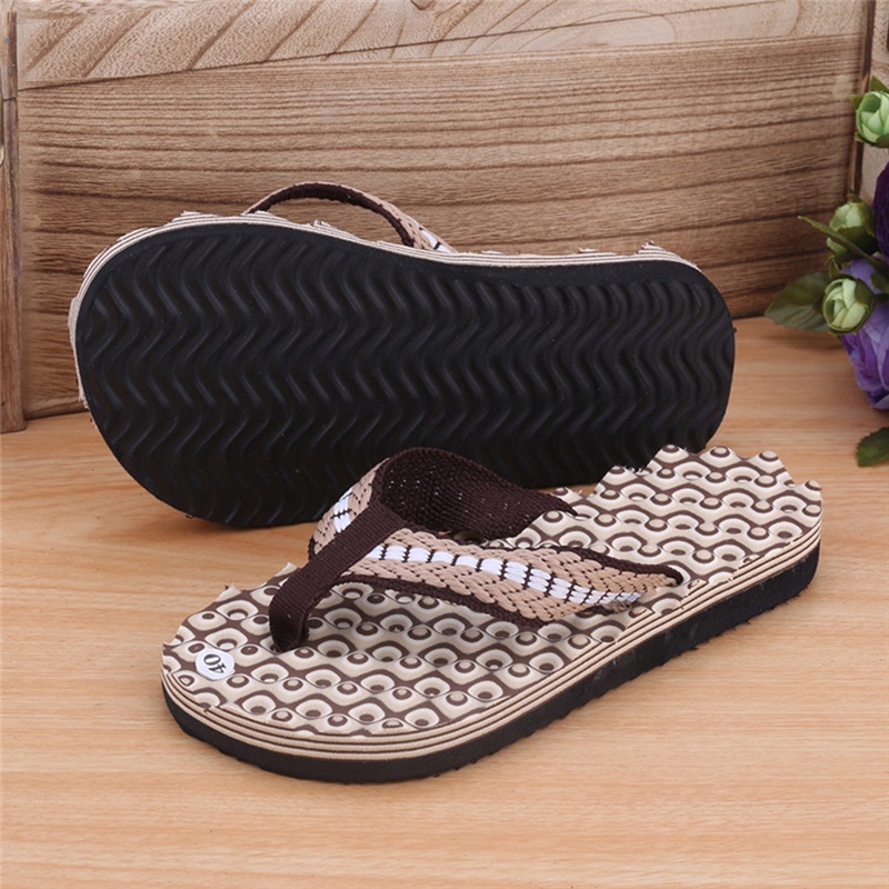 Dép Sandal Xỏ Ngón Đế Xuồng Mềm Mại Thời Trang Mùa Hè Cho Nam Giới