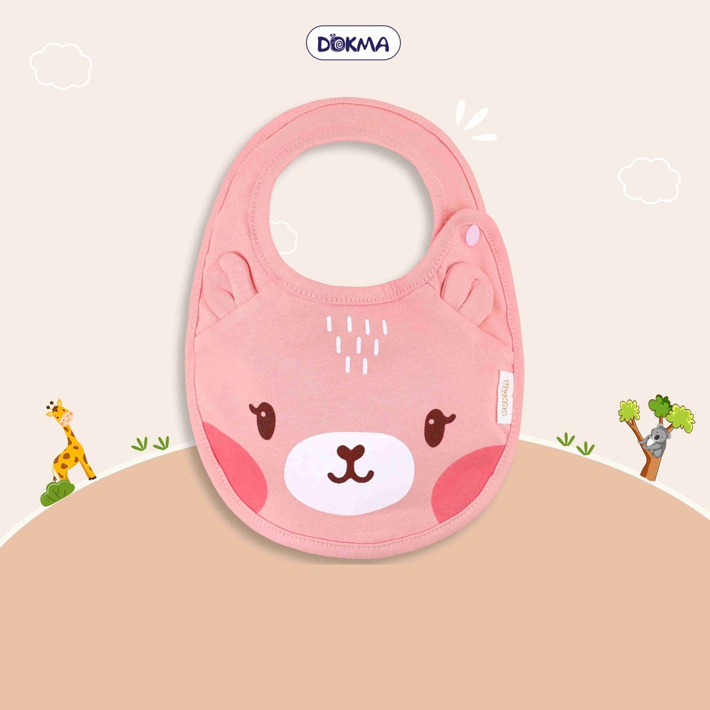 DS390 Yếm cài khuy cotton Dokma