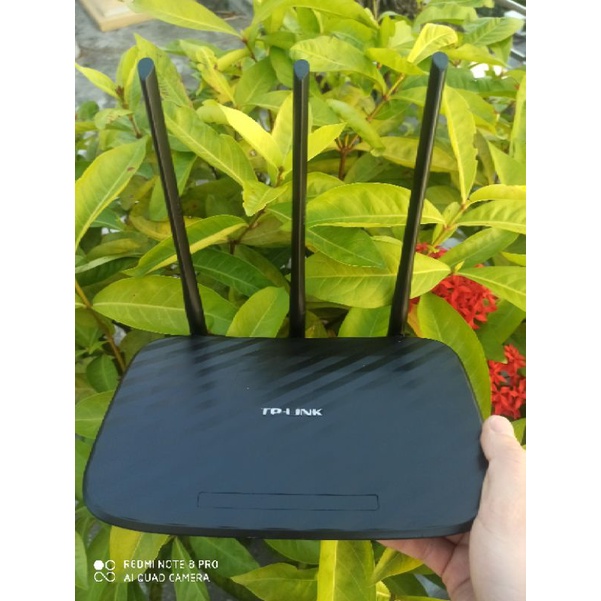 [ TẶNG MGG 10K] Bộ Phát WiFi 3 râu TPLINK 880N Sóng Xuyên Tường chuẩn tốc độ 450 Mbps, router wifi - USED 95%