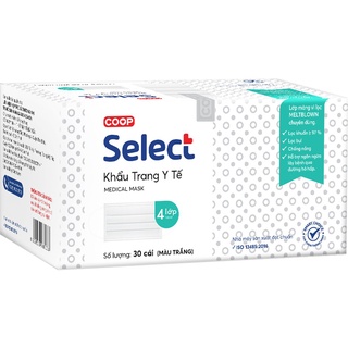 Khẩu Trang Coopselect 4l 30c Trắng Ht - 3503302