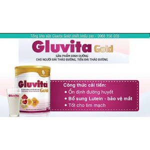 sữa bột gluvita gold 900gr (cho người tiểu đường)