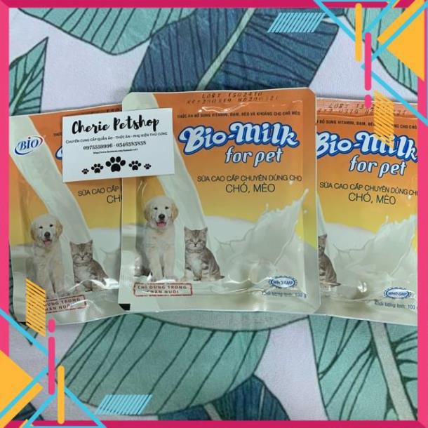 HG2703 ( HTT02 ) Sữa bột dinh dưỡng Bio Milk dành cho chó mèo con 100g