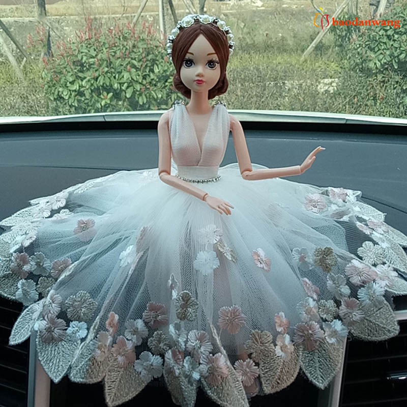 Búp bê công chúa mặc đầm cưới 30cm có khớp cử động