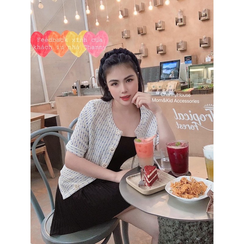 Channyhouse_ Bờm sun nhún bản to tạo sóng bồng bềnh cực hot bestseller