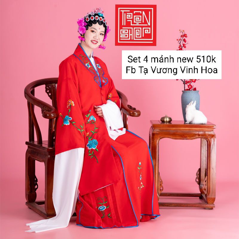 Set trang phục hí kịch Trung Quốc biểu diễn chụp ảnh