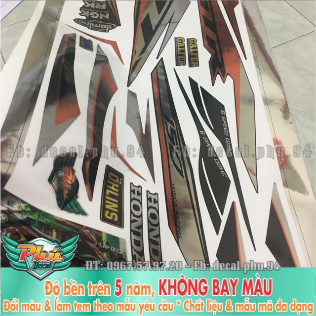 Tem rời Winner Cam Đen Chrome Cao Cấp -1