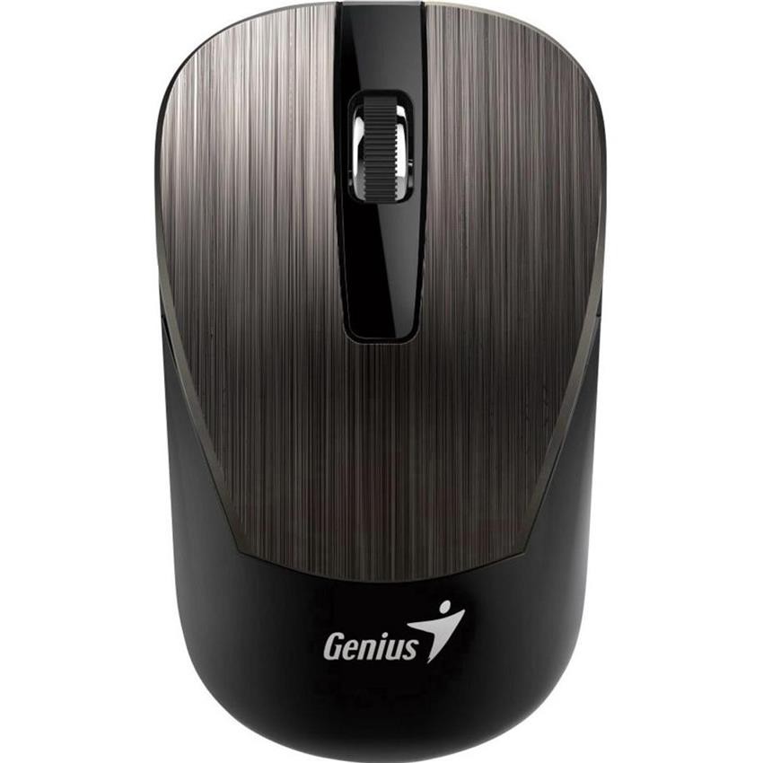 Chuột không dây Genius NX- 7015 - Màu sô cô la,vàng,xám,bạc,dùng cho Desktop, PC,Độ phân giải quang 