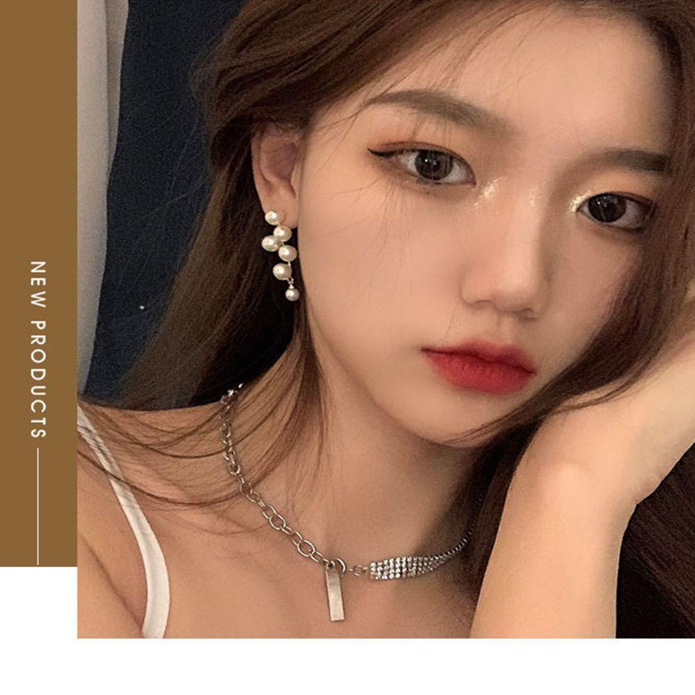 1 Đôi Bông Tai Hình Tua Rua Đơn Giản Thời Trang Dành Cho Nữ