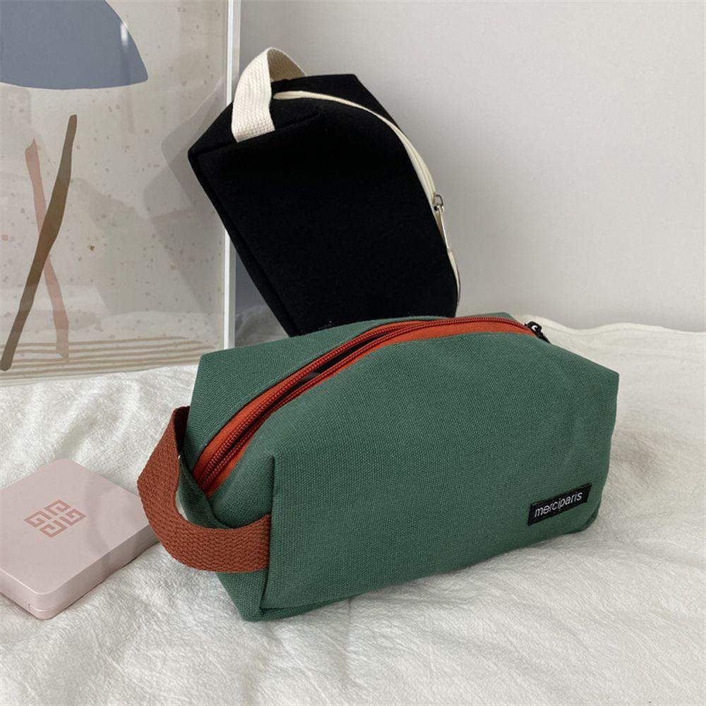 Túi Đựng Mỹ Phẩm Khóa Kéo Sức Chứa Lớn Tiện Dụng Cho Học Sinh