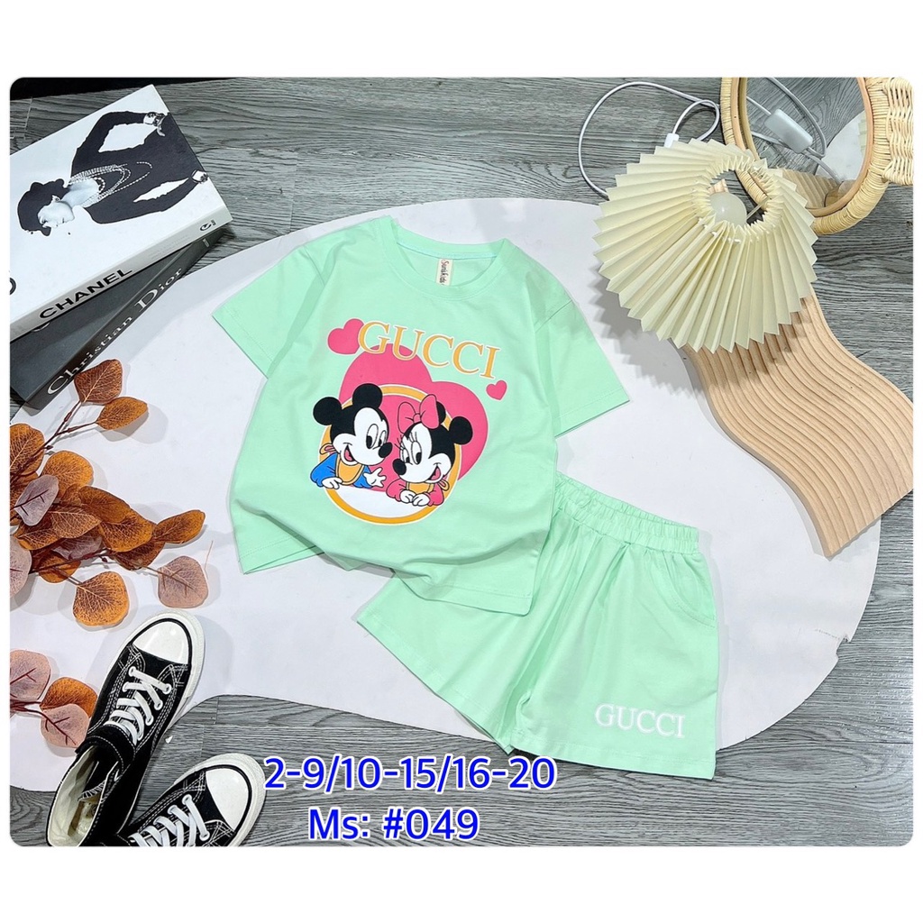 bộ đùi bé gái mickey xinh